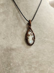 Exquisite Copper Wire Wrapped Stone Pendants - Moonstone - Jewelry