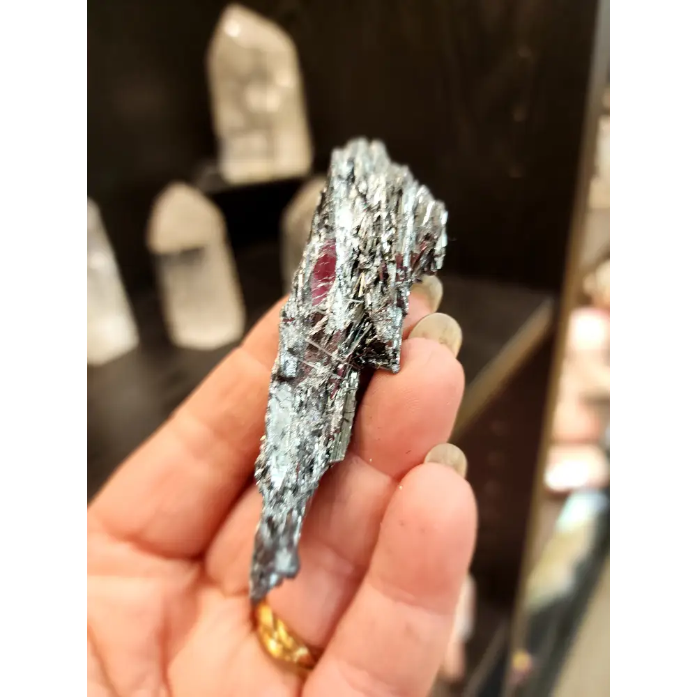 🌑✨ Exquisite Stibnite Specimen – A Display of Natural Elegance! 🖤 - 7 - Specimens