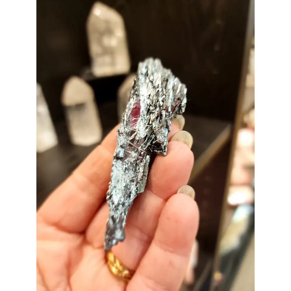 🌑✨ Exquisite Stibnite Specimen – A Display of Natural Elegance! 🖤 - 7 - Specimens