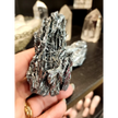 🌑✨ Exquisite Stibnite Specimen – A Display of Natural Elegance! 🖤 - Specimens