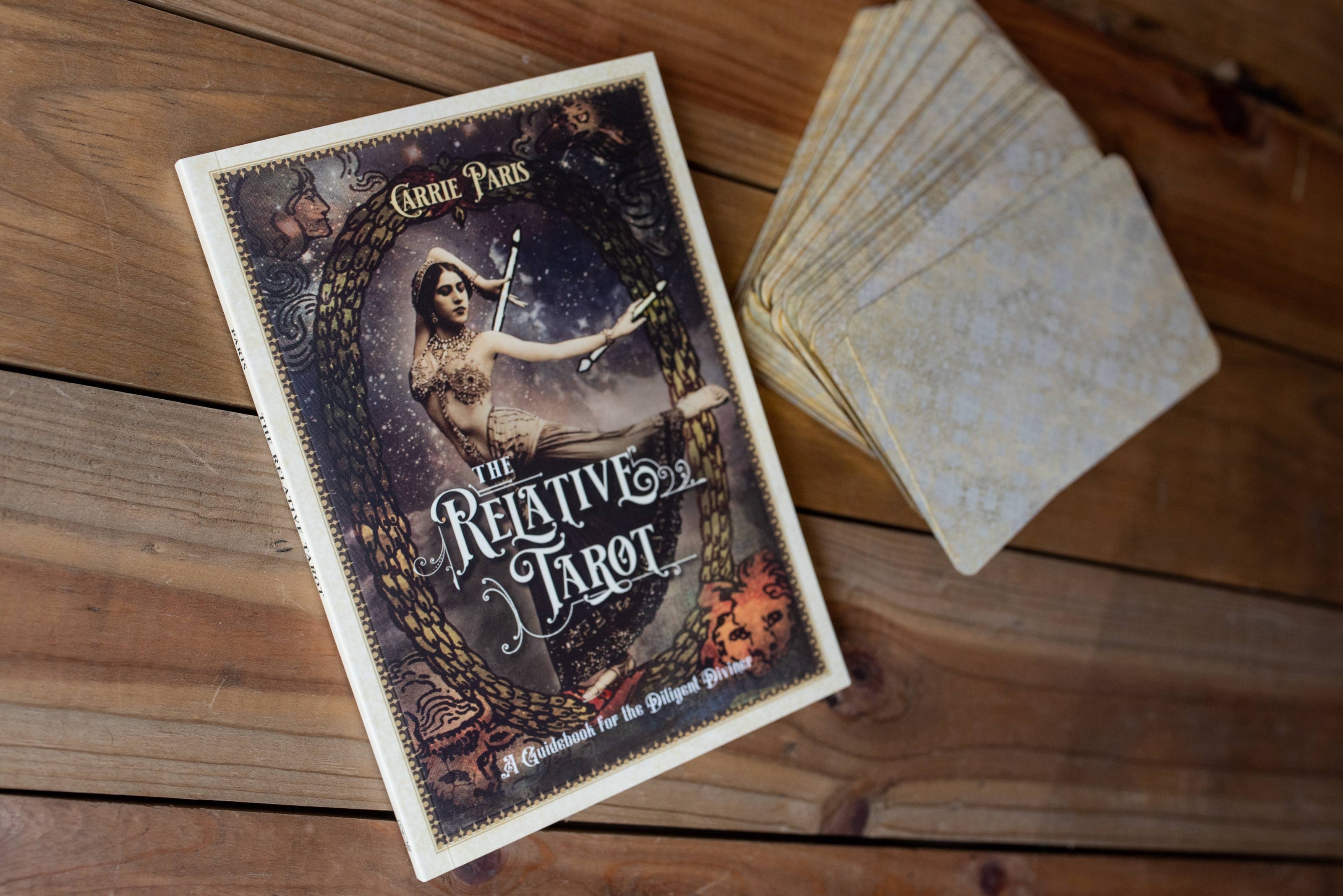The Relative Tarot: Your Ancestral Blueprint for Self-Discovery (82-Card Deck and Full-Color Guidebook) by Carrie Paris and Tina Hardt