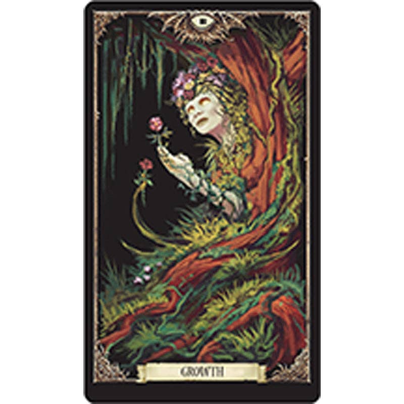 Necronomicon Tiny Tarot Deck and Guidebook (78 Mini Cards and 128-Page Guidebook) – Lovecraft-Inspired Tarot in a Decorative Tin