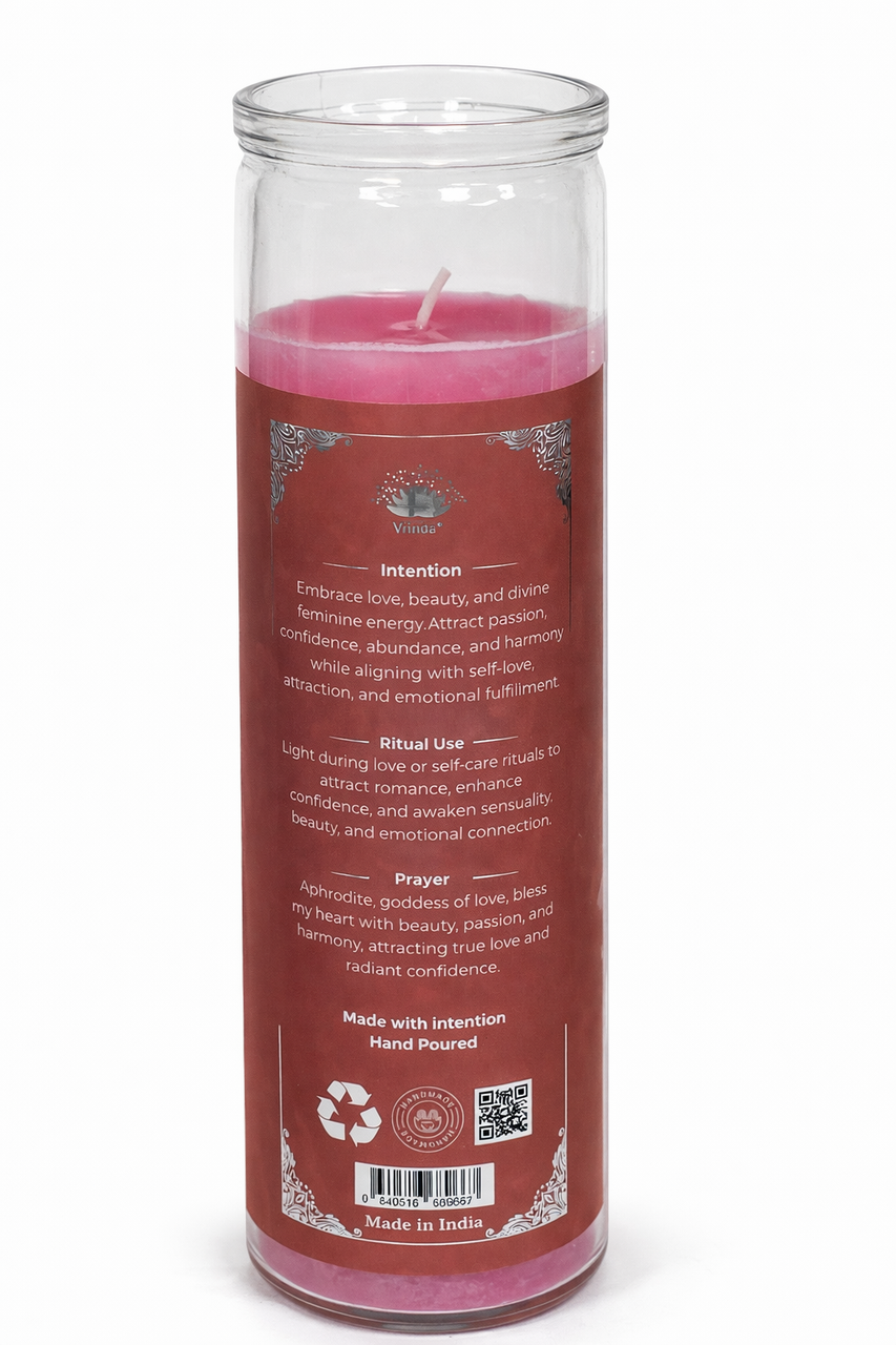 Aphrodite Ritual Jar Candle by Vrinda (8