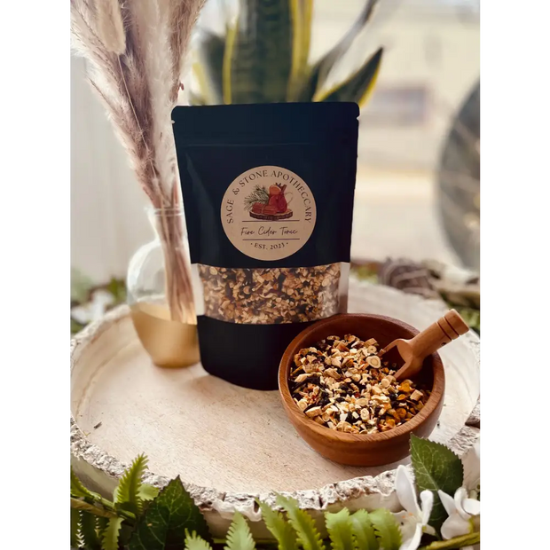 🔥🌿 Fire Cider Tonic – Immune System Support DIY Kit – Craft Your Own Herbal Wellness! ✨ Teas & Accessories