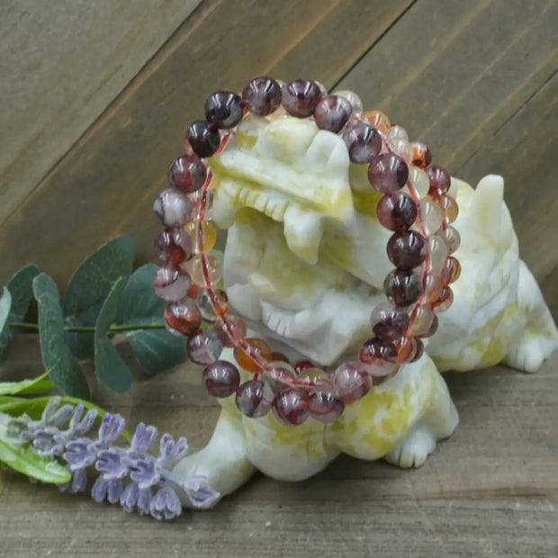 Fire Quartz Bracelet - 8mm - OMC BRACELETS