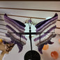 Fluorite Butterfly Slabs on Stand - Gorgeous Rainbow Fluorite Butterfy - Carvings