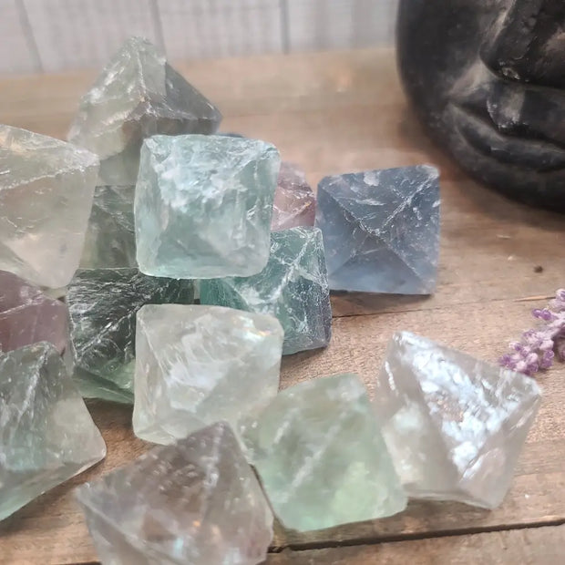 Fluorite Octahedrons - Tumbles