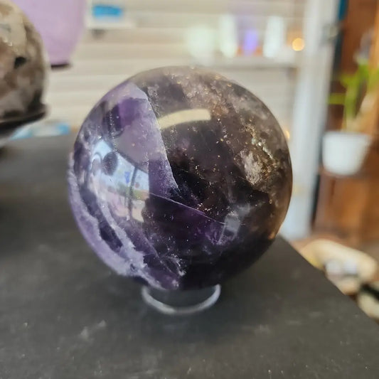 💚✨ Fluorite with Pyrite Spheres – Clarity Abundance and Energetic Shielding! ✨💚 - 1 - Spheres