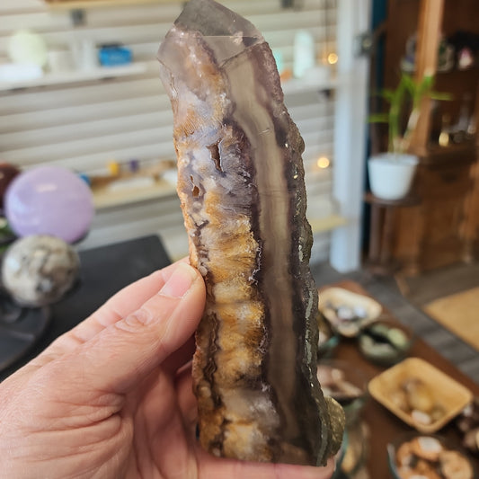 Fluorite with Pyrite Towers - 1 - Towers