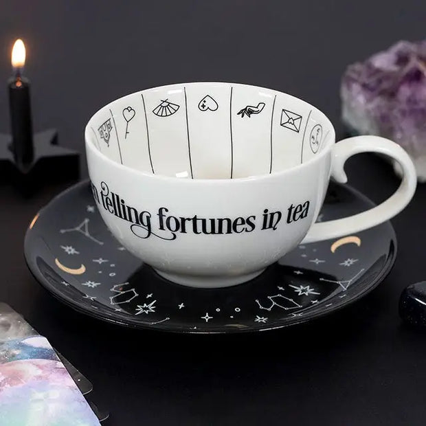 🍵🔮 Fortune Telling Tea Leaf Reading Teacup – Unlock Mystical Messages from Every Sip! ✨ - Teas & Accessories