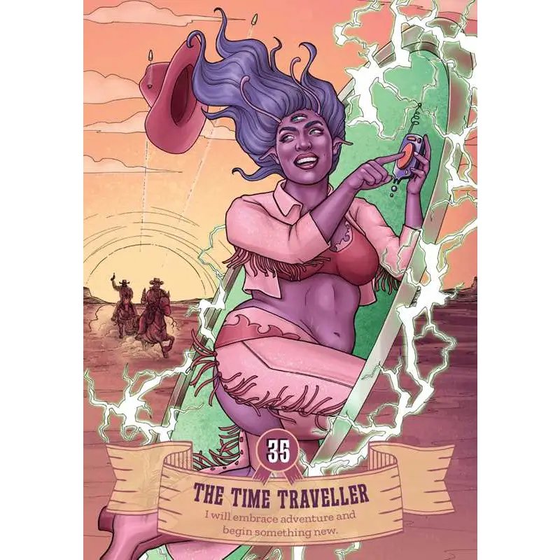 🌌🤠 Galactic Cowgirl Oracle Deck – Cosmic Wisdom and Fierce Feminine Energy ✨ - Tarot Decks & Divination