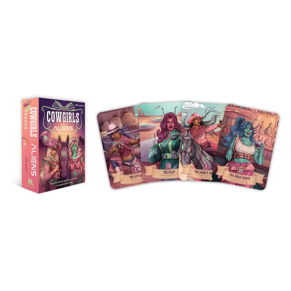 🌌🤠 Galactic Cowgirl Oracle Deck – Cosmic Wisdom and Fierce Feminine Energy ✨ - Tarot Decks & Divination