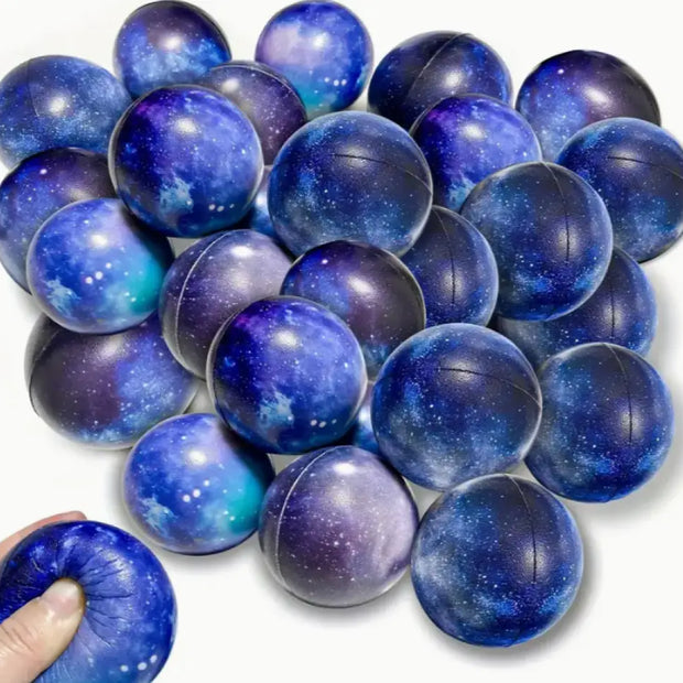 🌌✨ Galaxy Stress Ball (2.5’’ Foam) – Cosmic Calm Satisfying Squeeze and Out-of-This-World Stress Relief! 🌠