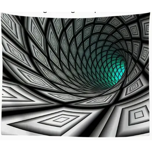 Geometric Fantasy Tapestry 78 x 59in - Tapestry