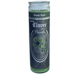 🕯️✨ Glass Pillar Ritual Candle – Meditation Ritual and Sacred Ambiance 🌙 - Lucky Clover - Candles & Accessories