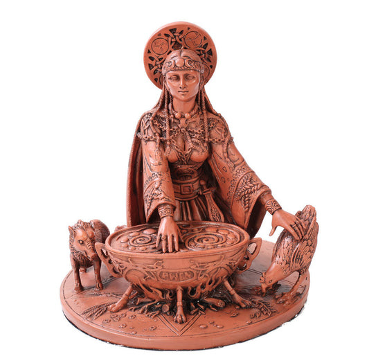 🌿✨ Goddess Cerridwen Statue – Transformation Wisdom and Celtic Magic! 🌙