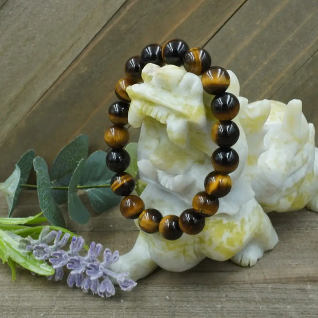 Golden Tigers Eye Bracelet - 10mm - OMC BRACELETS