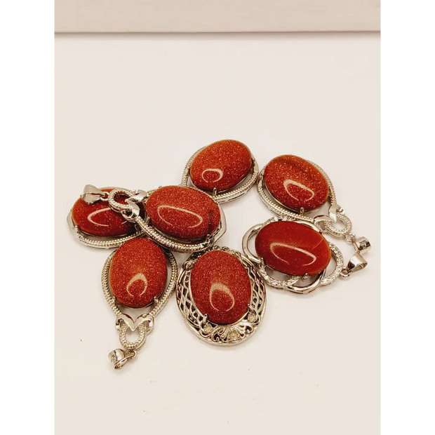 🧡✨ Goldstone Pendant – Ambition Confidence and Sparkle 🌟