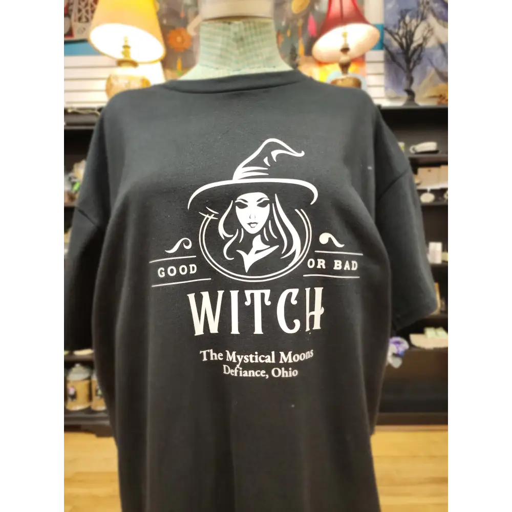 Good or Bad Witch T-Shirt – Which Witch Are You? 🧙♀️✨ - Black / Xlarge - White Graphic - Clothing & Apparel