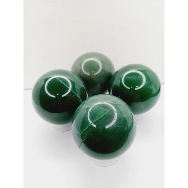 🍀✨ Green Aventurine Sphere – Luck and Growth 2.25’’ to 2.5’’ 🌱 - Spheres