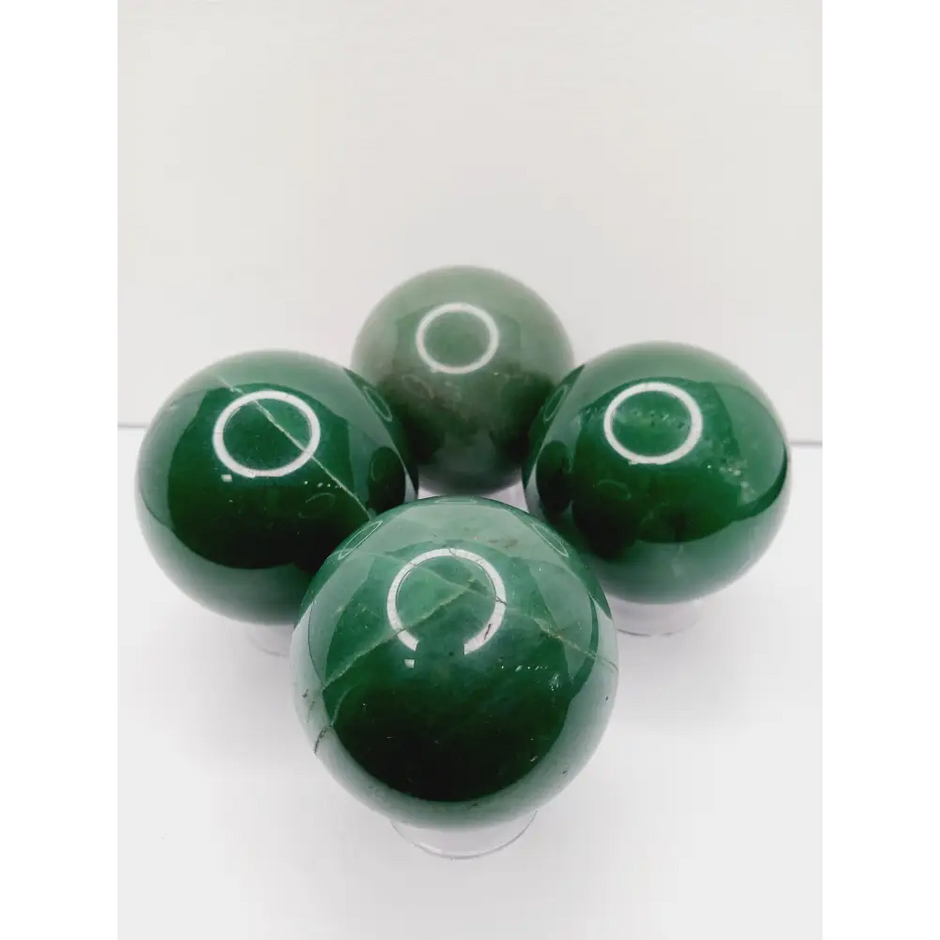🍀✨ Green Aventurine Sphere – Luck and Growth 2.25’’ to 2.5’’ 🌱 - Spheres
