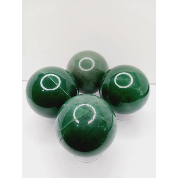 🍀✨ Green Aventurine Sphere – Luck and Growth 2.25’’ to 2.5’’ 🌱 - Spheres