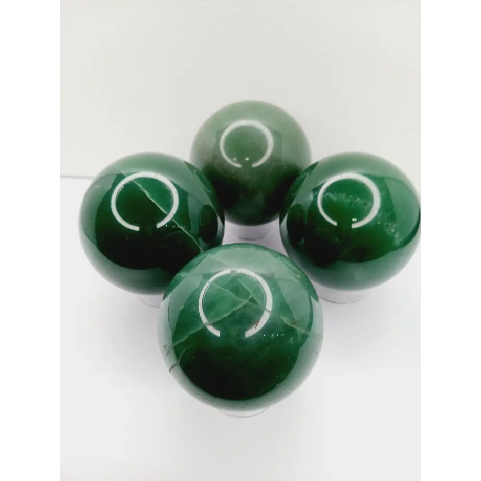 🍀✨ Green Aventurine Sphere – Luck and Growth 2.25’’ to 2.5’’ 🌱 - Spheres