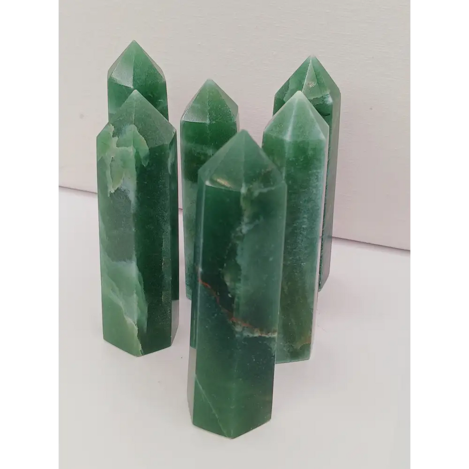 🍀✨ Green Aventurine Towers – Luck Prosperity & Heart Healing! 🗼💚 - 1 - Towers