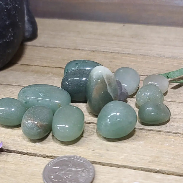 Green Aventurine Tumbles - Tumbles