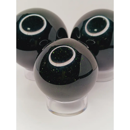 💚✨ Green Goldstone Spheres – Ambition Abundance and Heart Chakra Sparkle! 🌟 - Spheres