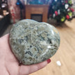 Green Ibis Agate Hearts - 2 - Carvings
