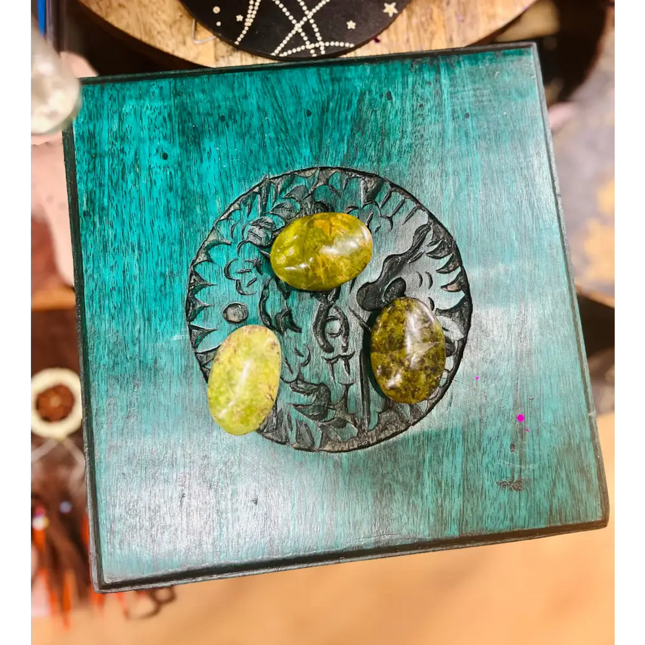 Green Opal Mini Palmstones - PALM