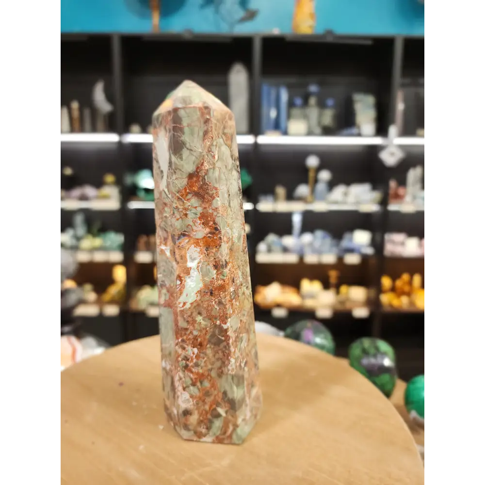 🌋 Grounded Courage Red Agate Tower 🌋 - 7