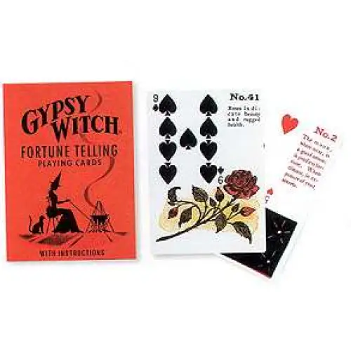 Gypsy Witch Fortune Telling Playing Card By Mlle Lenormand (attributed) - Tarot Decks & Divination