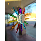 🌞 Handblown Glass Sun Catchers – Add a Touch of Magic to Your Space 🌙 - Cresent moon with Rainbow - Home Decor