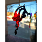 🌞 Handblown Glass Sun Catchers – Add a Touch of Magic to Your Space 🌙 - Dragon- Black and Red - Home Decor