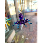 🌞 Handblown Glass Sun Catchers – Add a Touch of Magic to Your Space 🌙 - Purple and Blue Octopus - Home Decor