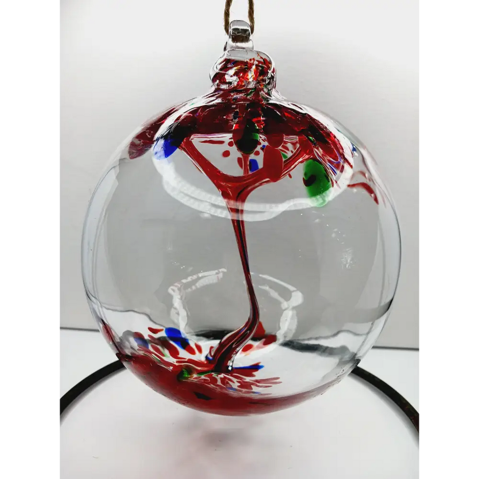 🔮✨Handblown Glass Witch Ball – Protection Tradition and Magical Beauty ✨🔮 - 6’’-Red Blue & Green Assorted - Home Decor