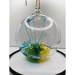 🔮✨Handblown Glass Witch Ball – Protection Tradition and Magical Beauty ✨🔮 - 6’’-Aqua & Yellow Assorted - Home Decor