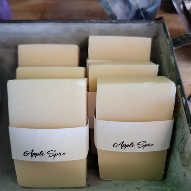 HANDMADE Cold Pressed Soap - Apple Spice - Bath Body & Skin Products
