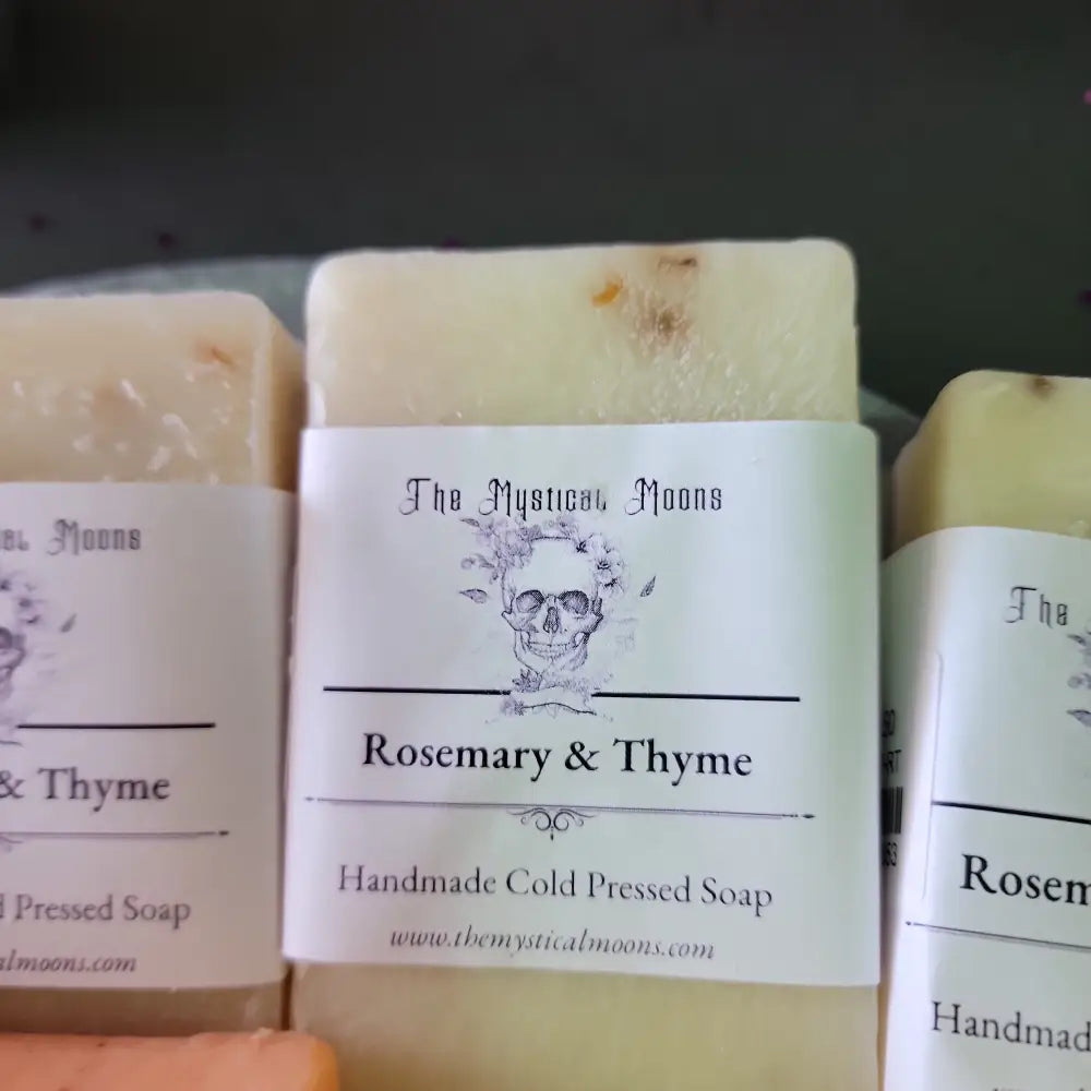 HANDMADE Cold Pressed Soap - Rosemary and Thyme - Bath Body & Skin Products