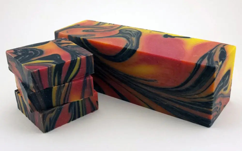 HANDMADE Cold Pressed Soap - Gobi Gold - Very complex blend. Mostly sweet orange and plumeria with patchouli, amber,