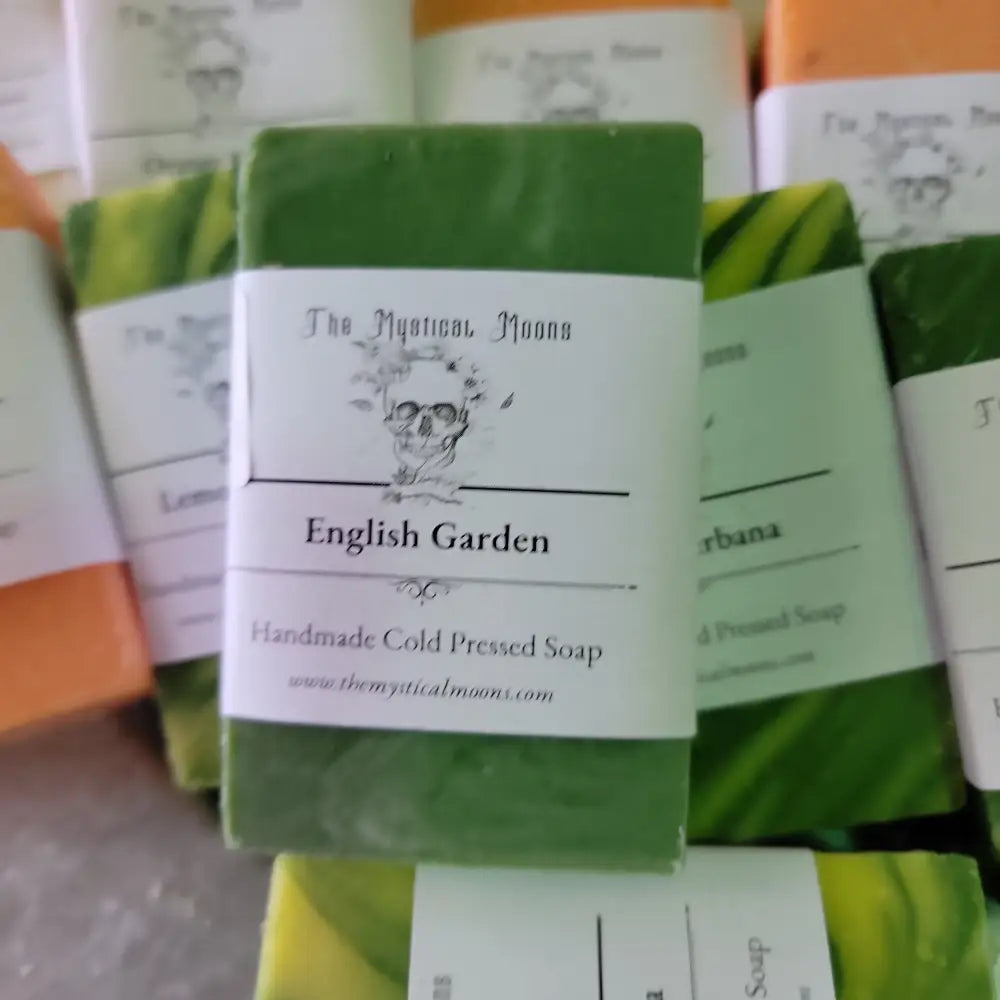 HANDMADE Cold Pressed Soap - English Garden - Lily, lilac, rose, hyacinth and about a dozen other florals are packed