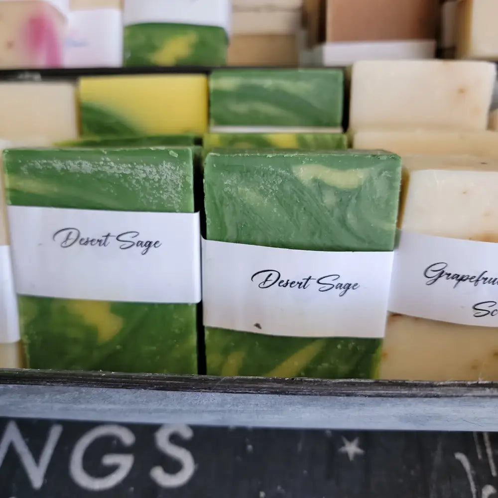 HANDMADE Cold Pressed Soap - Desert Sage - Bath Body & Skin Products