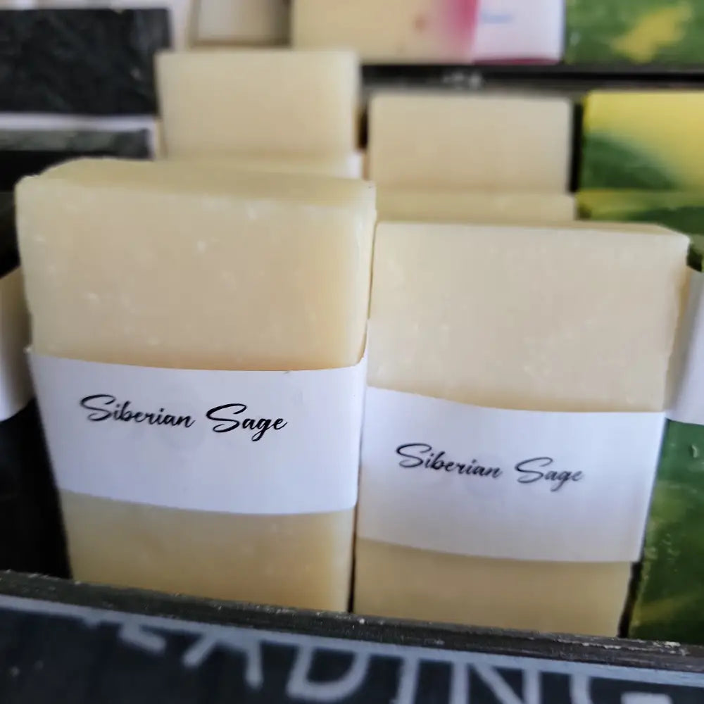 HANDMADE Cold Pressed Soap - Siberian Sage - Bath Body & Skin Products