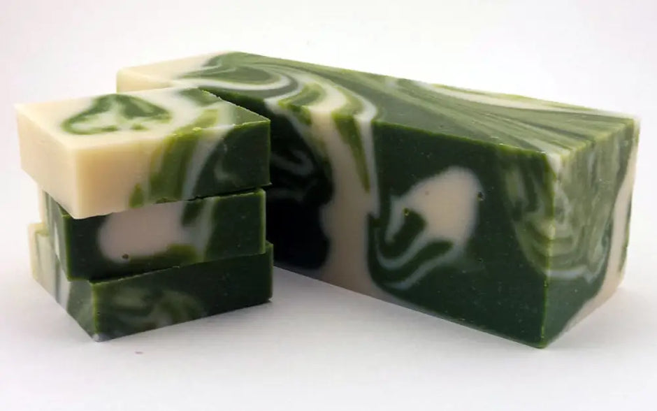 HANDMADE Cold Pressed Soap - Cucumber Melon - Honeydew melons mixed with freshly sliced cucumbers. - Bath Body & Skin