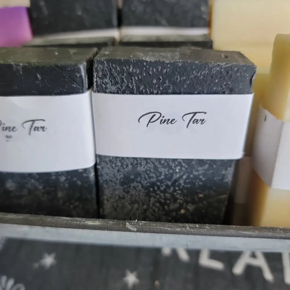 HANDMADE Cold Pressed Soap - Pine Tar - Bath Body & Skin Products