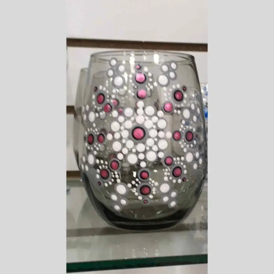🌟🍷 Handpainted Mandala Wine Glass – Elevate Your Entertaining and Sip in Style 🎨 - Drinking Vessels