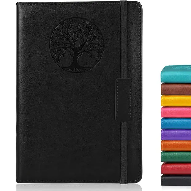 📖✨ Hardcover Faux Leather Journal – 256 Pages for Magical Musings & Manifestations! 🖊️ - Books & Journals