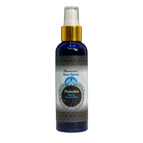 Harmonia Gem Intention Smudge Room Sprays (10 types)k - Protection Black Tourmaline - Incense & Burners